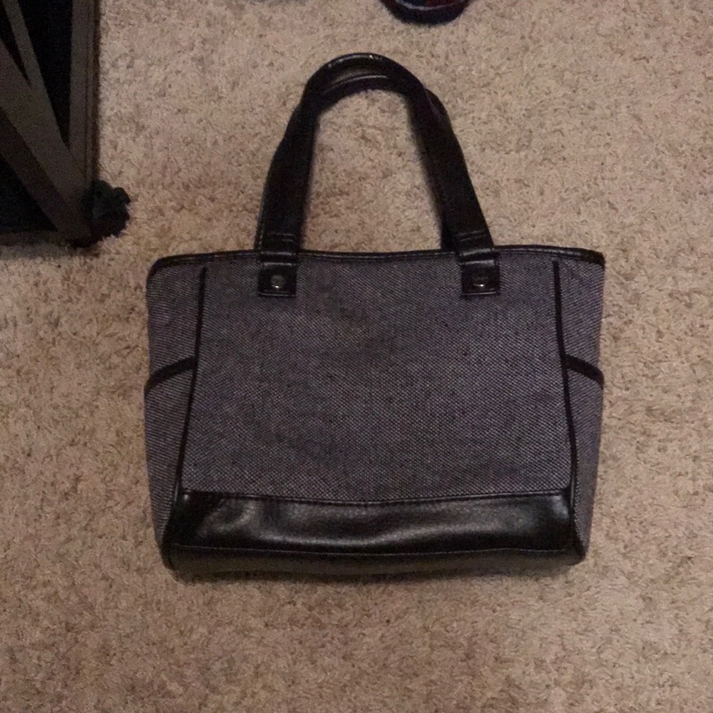 31 leather mini tote w/removable shoulder strap